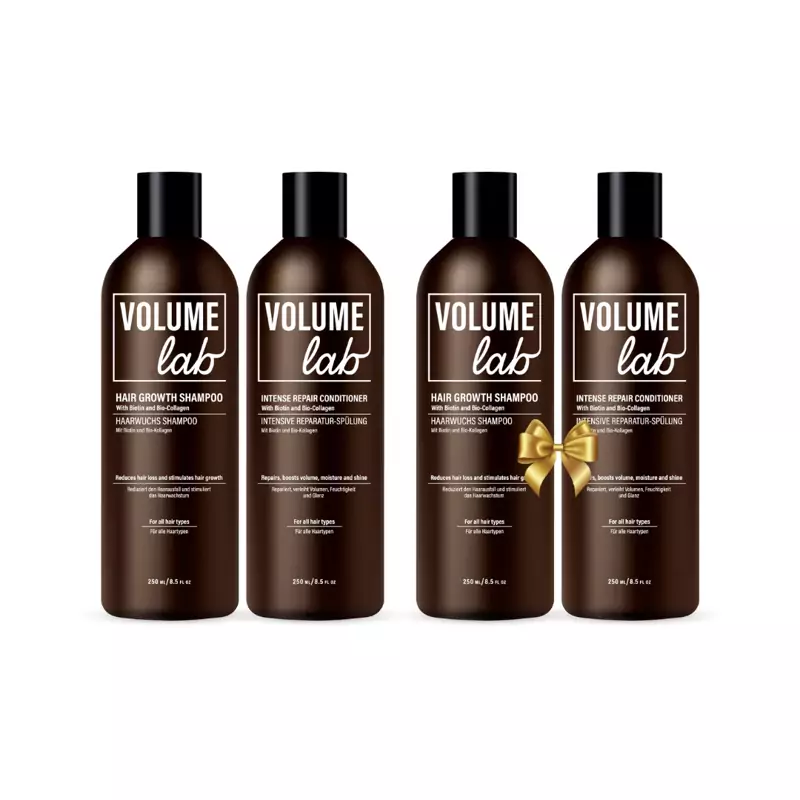 Volume Lab grunduppsättning: Shampoo och Conditioner + Det andra setet gratis!